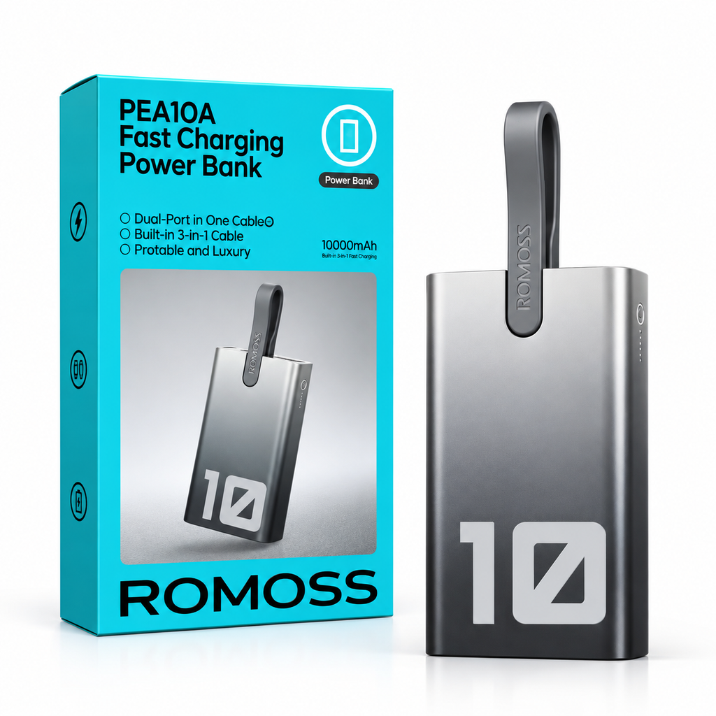 ROMOSS PEA10A 10,000mAh Fast Charging Power Bank